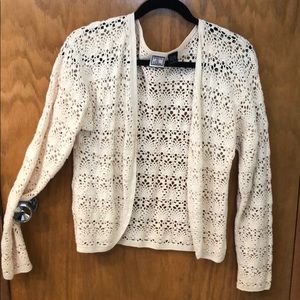 Crocheted cardigan